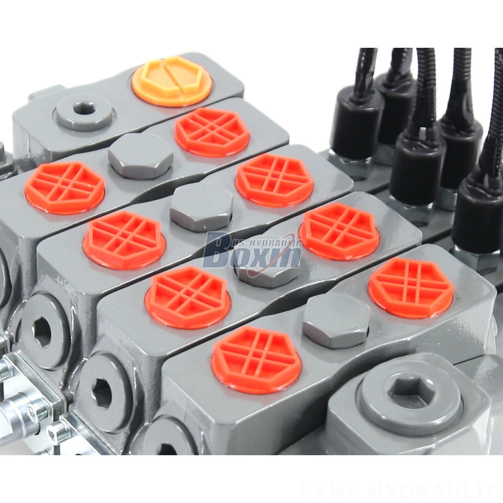 HSDLS180 4-Spool Sectional Directional Valve: OEM/ODM Manufacturing Available, Electric Unloading detail image
